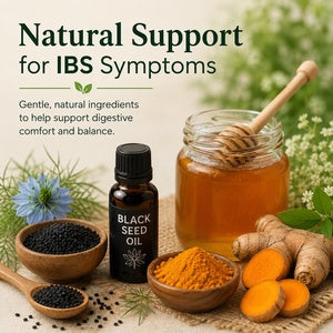 Natural Support for IBS Symptoms: Herbs and Honey That May Help Digestive Comfort