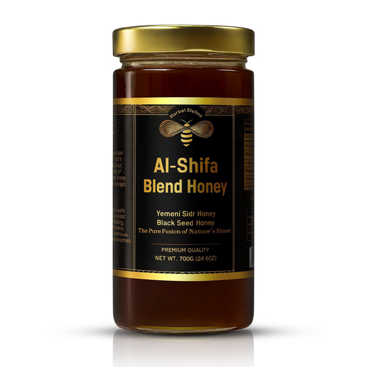 Al Shifa Honey – Premium Yemeni Sidr & Black Seed Blend (700g)