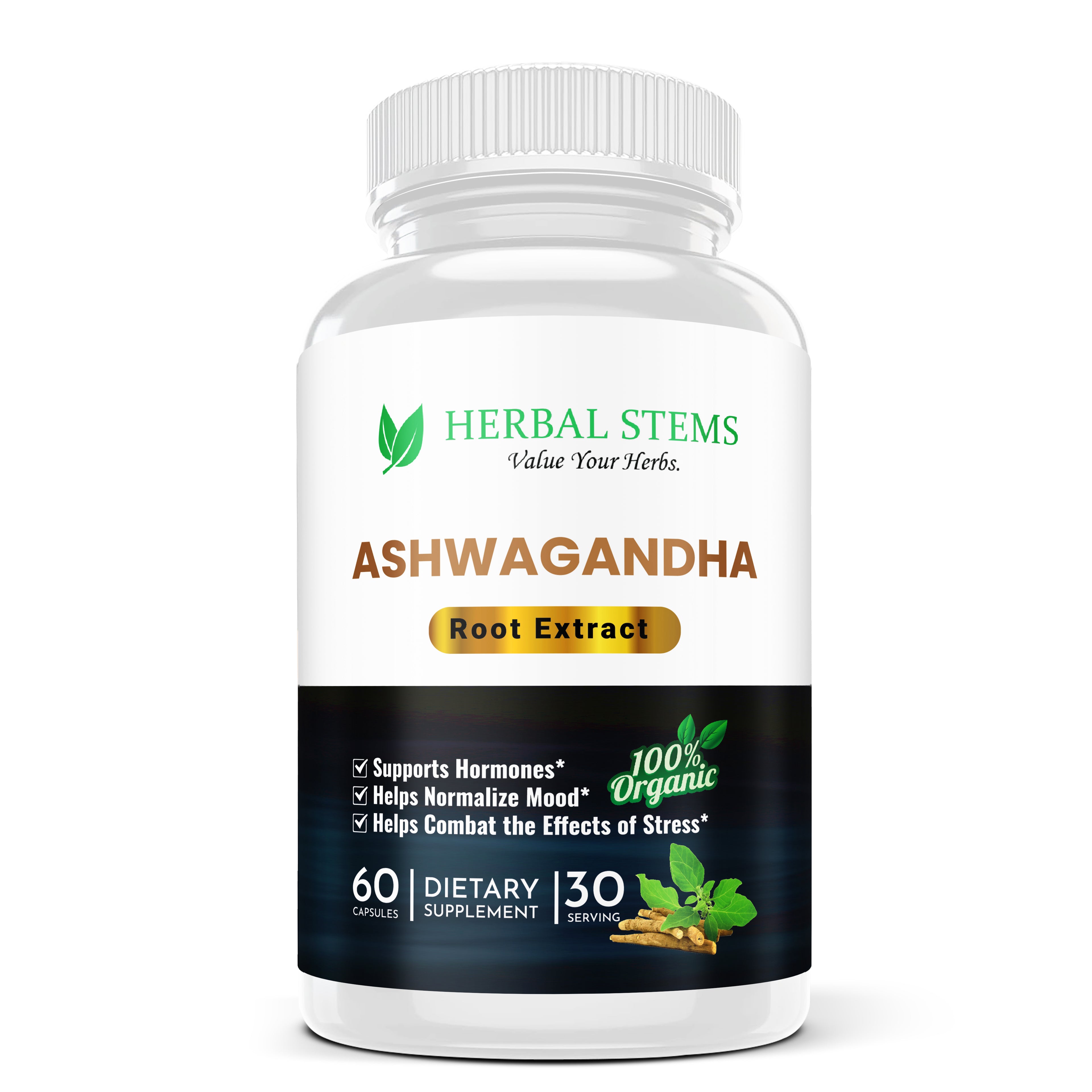 Ashwagandha Root Extract 60 Capsules