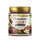 Herbal Stems Chocolate Honey 220g jar - organic acacia honey and organic cacao
