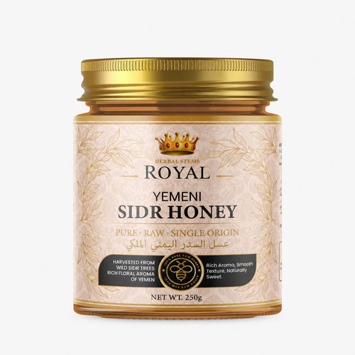 Royal Yemeni Sidr Honey with Royal Jelly – Premium Winter Harvest 250g
