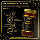 Al Shifa Honey – Premium Yemeni Sidr & Black Seed Blend (700g) - Herbal Stems