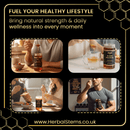 Al Shifa Honey – Premium Yemeni Sidr & Black Seed Blend (700g) - Herbal Stems