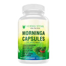 Pure Moringa Oleifera | 60 Vegan Capsules | Nutrient-Dense Superfood Multivitamin - Herbal Stems