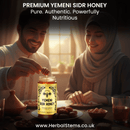 Pure Yemeni Sidr Honey (Large 700g Jar) - Herbal Stems