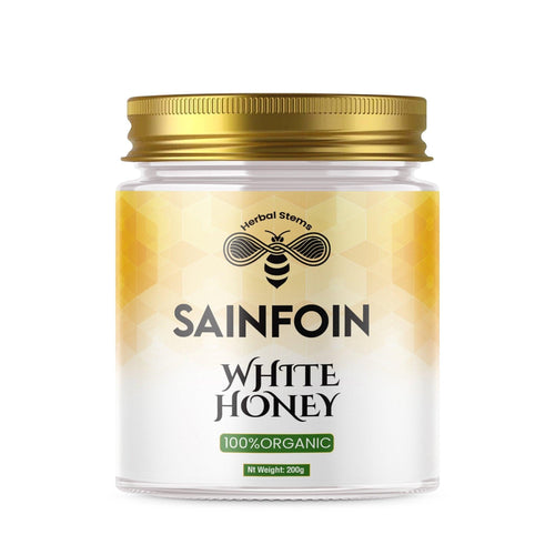 Rare White Honey 200g from Kyrgyzstan - Herbal Stems
