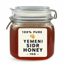 Yemeni Sidr Honey 1kg – 100% Pure Raw Organic Wild Harvest - Herbal Stems