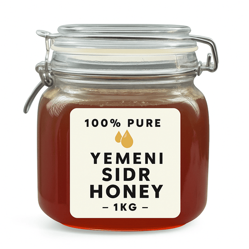 Yemeni Sidr Honey 1kg – 100% Pure Raw Organic Wild Harvest - Herbal Stems